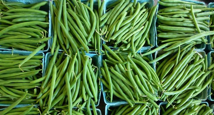 shopping green beans