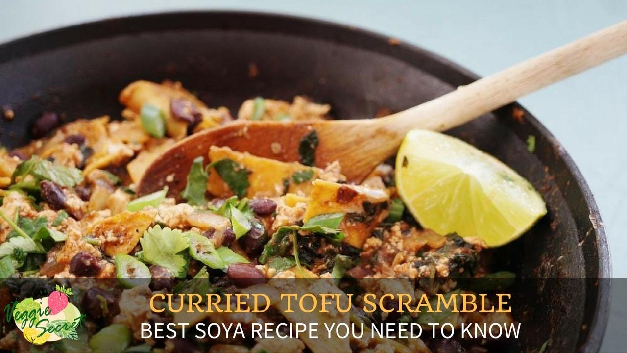 Soya Recipes: Curried TOFU Breakfast Scramble